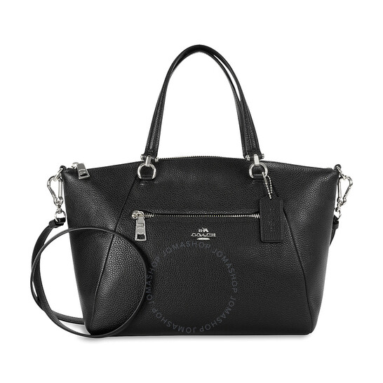 COACH ぺブル レザー プレーリー ショルダーバッグ 79997 Coach Black Pebble Leather Prairie Satchel 79997 - Handbags