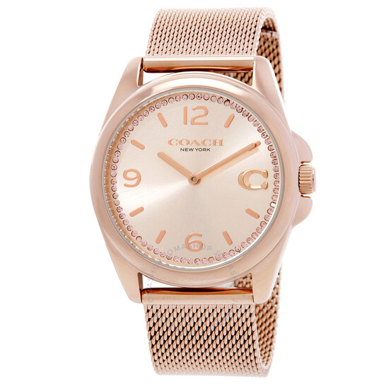 Coach Greyson Quartz Rose Gold Dial Ladies Watch 14504143