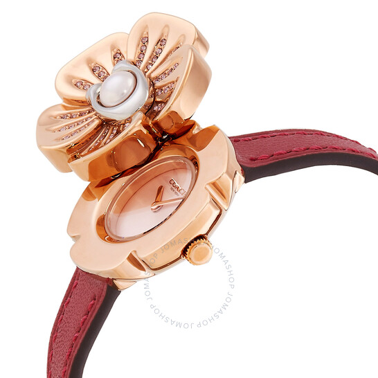 COACH 14504150 腕時計 ティーローズ並行輸入品 Coach Tea Rose Quartz Pink Dial Ladies Watch 14504150