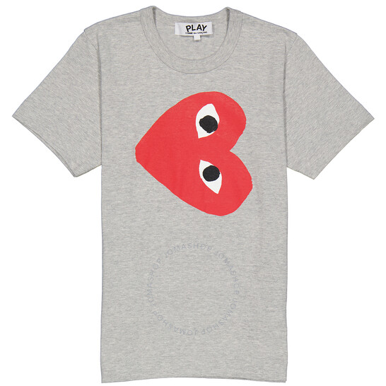 Comme Des Garcons Comme Des Garcon Gray Cotton Rotated Heart