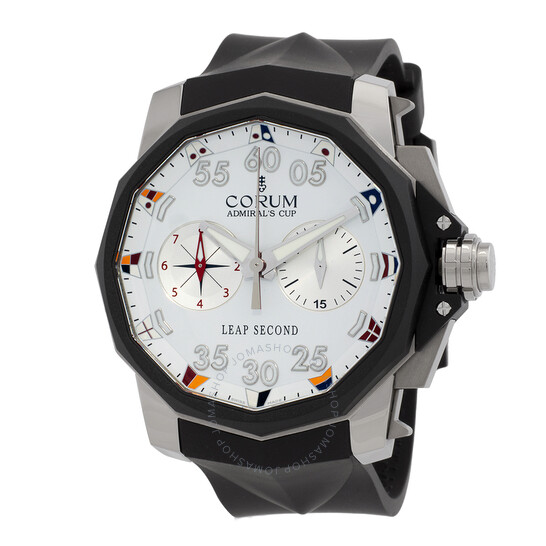 Corum Admiral Cup Chronograph Automatic White Dial Men's