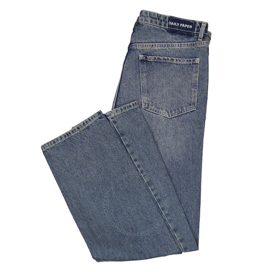 デニム・ジーパン DAILY PAPER Woman Jeans Blue 2511100 light blue Daily Paper - Light Blue Straight Jeans – Daily Paper US