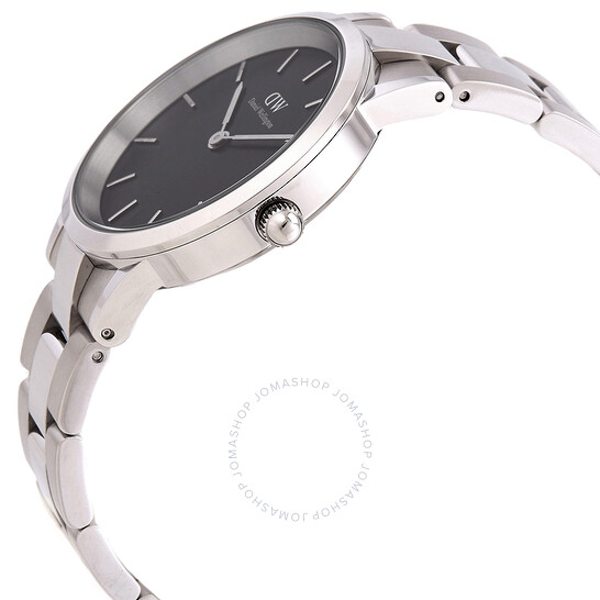 Daniel Wellington Iconic Link Quartz Black Dial Unisex Watch