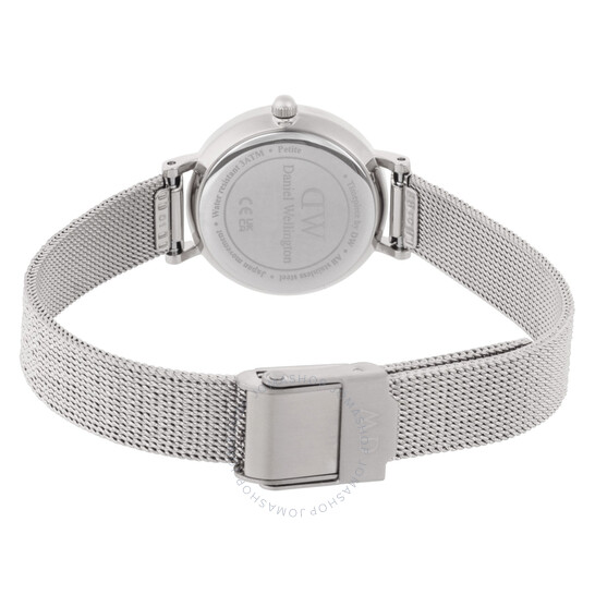Daniel Wellington 腕時計 PETITE PRESSED STERLIN24 DW00100442 Petite Pressed Sterling - Small silver watch for women | DW