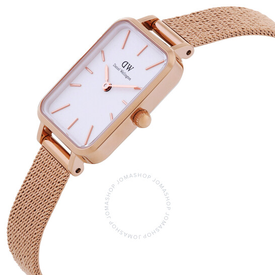 Daniel Wellington Quadro Quartz Eggshell White Dial Ladies