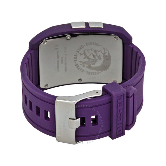 Diesel Digital Dial Purple Silicone Men's Digital Watch DZ