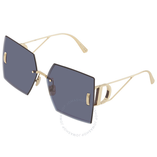 DIOR キャットアイサンクラス 30MONTAIGNEBU 12B0 Christian Dior 30 MONTAIGNE S2U 12B0 Black/Blue Cat Eye