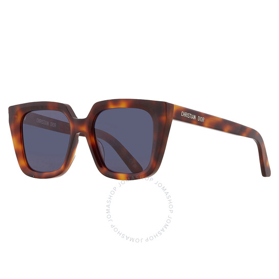 ● Dior ● サングラス Blonde Havana / Violet / 58mm Christian Dior SOCIETY 2F Light Gold Violet Round Sunglasses
