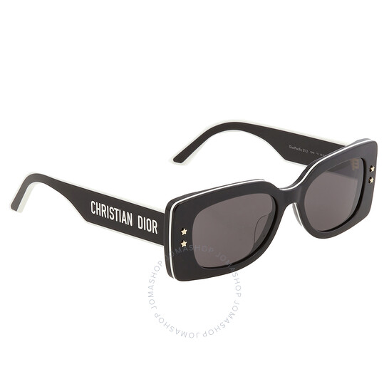 Dior DIORPACIFIC S1U Dark Grey Rectangular Ladies Sunglasses