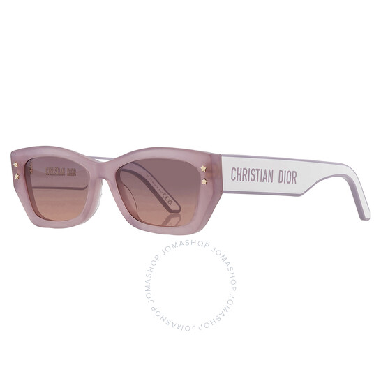 サングラス DIOR Woman Sunglasses Burgundy DIORPACIFIC S2U 62g1 Dior DIORPACIFIC S2U Gradient Bordeax Cat Eye Ladies