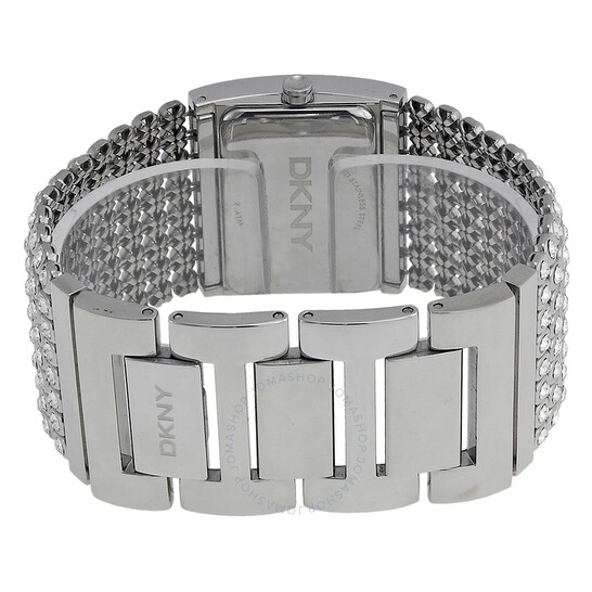 DKNY Open Box - DKNY Ladies Mesh Crystal Bracelet Watch
