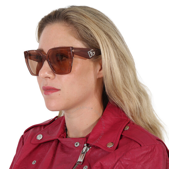 サングラス DOLCE & GABBANA Woman Sunglasses Brown DG4438 3439/1 Amazon.com: Dolce & Gabbana DG 4438 Havana Gold/Brown Shaded