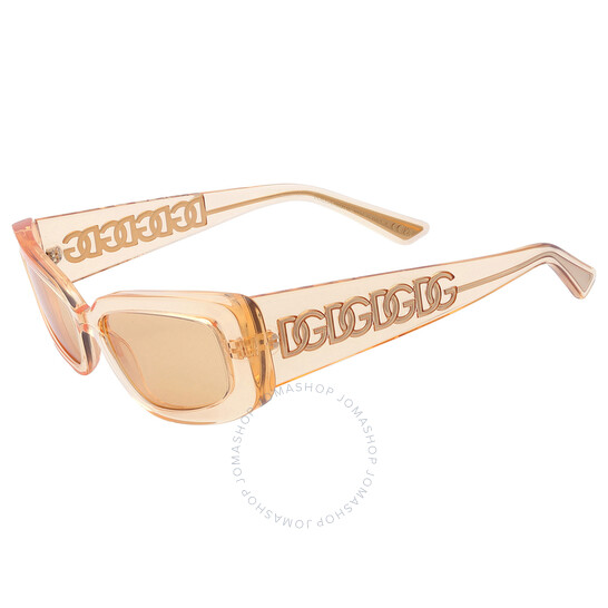 サングラス DOLCE & GABBANA Woman Sunglasses Orange 0DG4445 3046/7 Dolce & Gabbana Light Orange Cat Eye Ladies Sunglasses