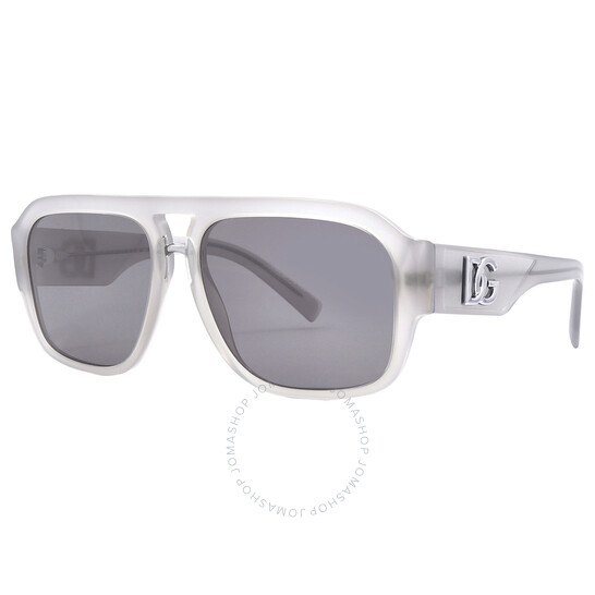Dolce Gabbana Polarized Dark Grey Navigator Men #39 s Sunglasses DG4403