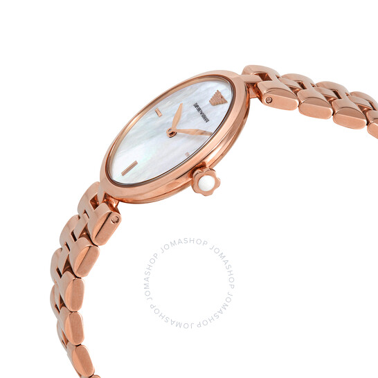 EMPORIO ARMANI 腕時計 ホワイトシェル Arianna AR11196 Emporio Armani Arianna Quartz Mother of Pearl Dial Ladies