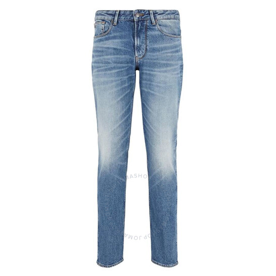 デニム・ジーパン Emporio Armani Stretch Denim Jeans ミッドライズ ストレートレッグジーンズ J36 ストレッチデニム