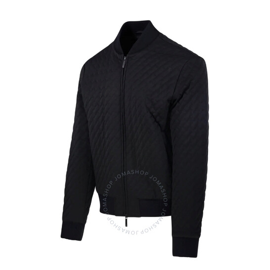 EMPORIO ARMANI キルティング ブルゾン 6D1B7T 1K77Z Emporio Armani Zip-Up Quilted Puffer Jacket, Brand Size 52