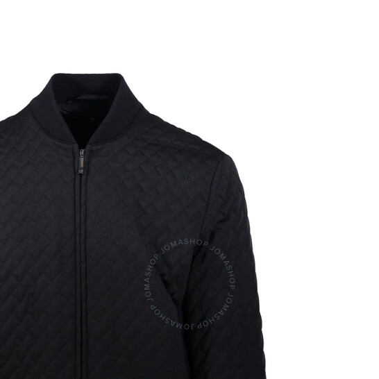 Emporio Armani Zip-Up Quilted Puffer Jacket, Brand Size 52