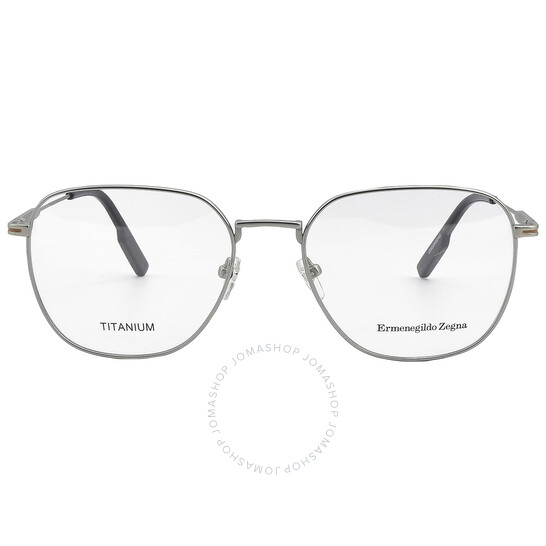メガネ Zegna Titanium Eyeglasses EZ5241F Bronze Square Zegna Ermenegildo Zegna Demo Square Titanium Men's