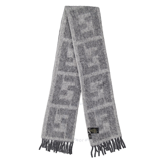 Fendi FF Motif Fringed Scarf FXS729-APWA-F0KZJ 2004005401877