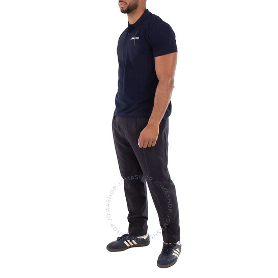 Fendi Logo Embroidered Regular-Fit Polo Shirt, Size Small