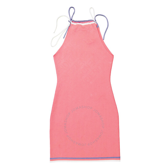 ワンピース FENDI SS23 MINI DRESS (FZDA98 ANZEF1K9Y) Fendi Mini Mirror FF Motif Dress, Brand Size 42 (US Size 6