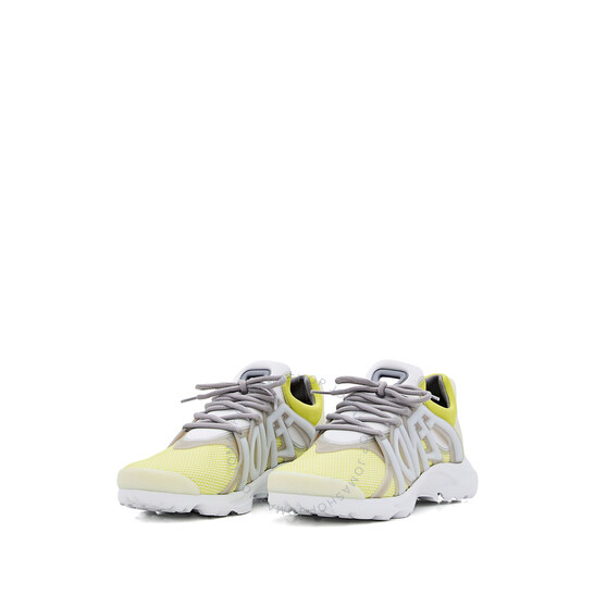 FENDI ロコ ティテル レスアッフ スニカ 7E1667AQXF F1OU7 Fendi Tag Technical Mesh Running Sneakers, Brand Size 5 ( US