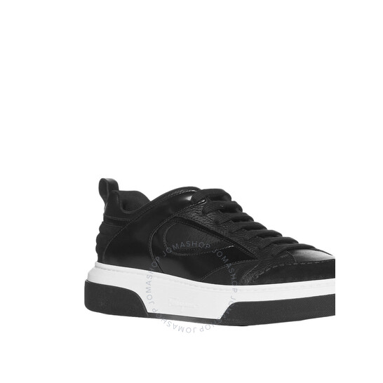 Ferragamo Cassina Leather Low-Top Sneakers, Size 6 021276