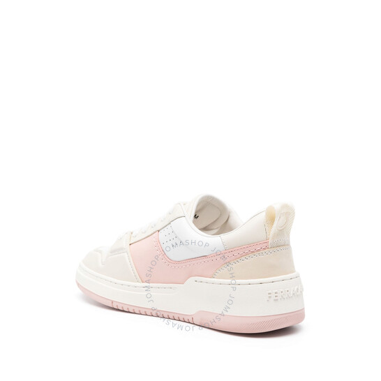 Ferragamo Dennis Panelled Skate Sneakers, Size 9 030568