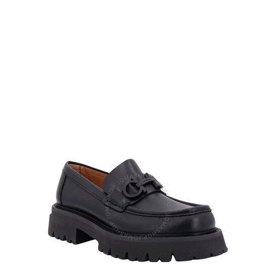 Ferragamo Floria Gancini Ornament Chunky Moccasins, Size 6.5