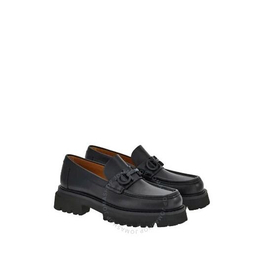 SALVATORE FERRAGAMO カンチニカメラケス 2162920769551 005 Ferragamo Floria Gancini Ornament Chunky Moccasins, Size 6.5