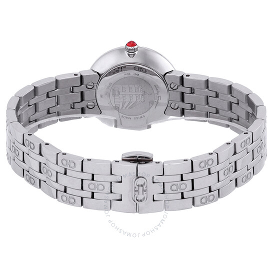 特価!Salvatore Ferragamo Silver Ferragamo Forever SFNL00520 Ferragamo Forever Quartz Silver Dial Ladies Watch SFNL00520