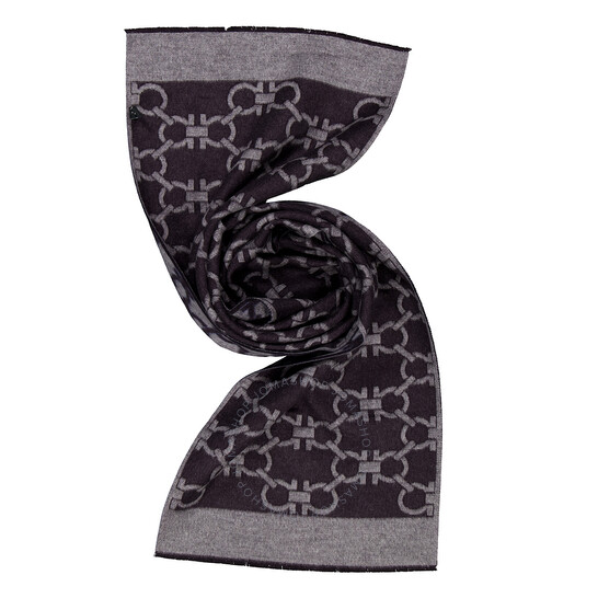 Ferragamo Gancini Scarf, Size 170cm x 35cm 520034 740712