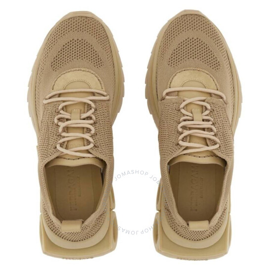 スニーカー FERRAGAMO SS24 'Nima' sneakers (760869 STONE) Ferragamo Gancini-Plaque Round-Toe Sneaker, Size 6.5 030391
