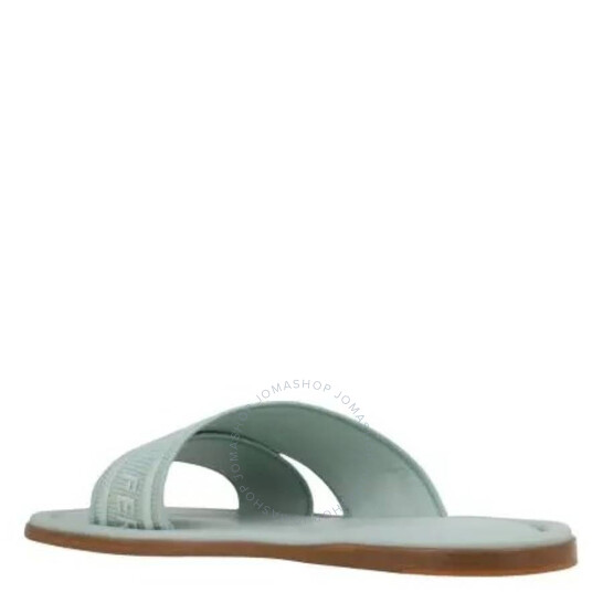 【セール】フェラガモ*LAURENE ロゴ クロスベルトサンダル01G833 Ferragamo Laurene Logo Embroidered Slides, Size 9 C 01G833