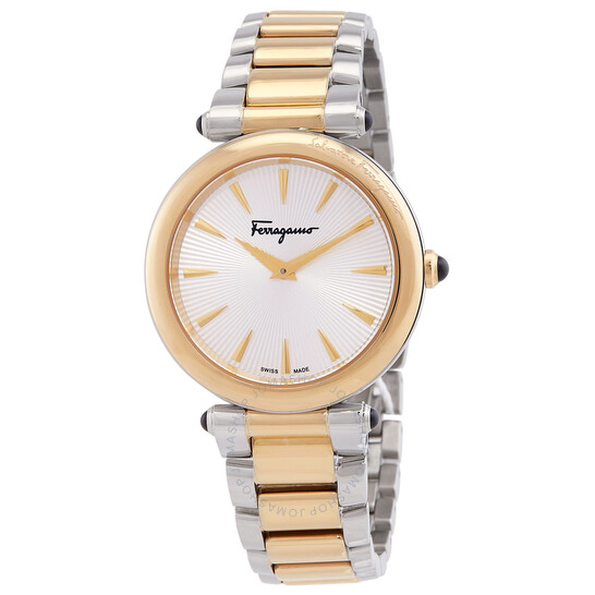 特価!Salvatore Ferragamo Silver Ferragamo Forever SFNL00520 Ferragamo Forever Quartz Silver Dial Ladies Watch SFNL00520