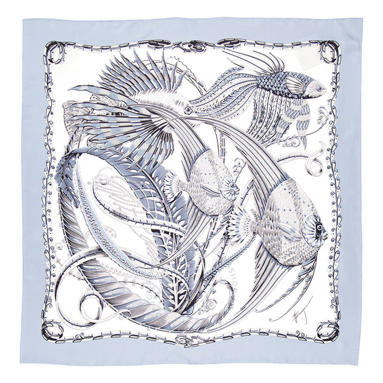 【関税&送料込】Salvatore Ferragamo Scarf Ferragamo - Printed silk scarf Salvatore Ferragamo
