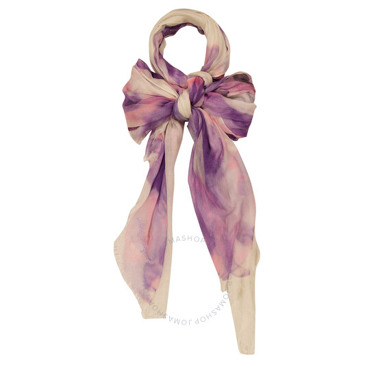 【関税&送料込】Ferragamo Scarfs Animal print silk scarf - Women | Ferragamo