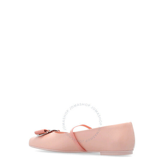 Ferragamo Vara Plate Zina Ballet Flats, Size 8.5 01H345