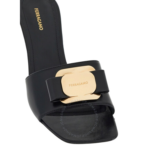 Ferragamo Zelie New Vara Plate Sandals, Size 6 01H171 768714