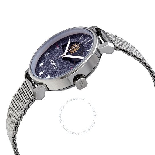 Furla Rea Blue Sparkle Dial Ladies Watch R4253118508