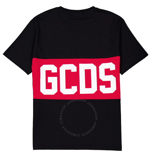 Tシャツ・カットソー GCDS Men T-shirt Black A2OU2308JG4 99 Ti Amo Gcds Boxy T-Shirt Black | GCDS Official Website