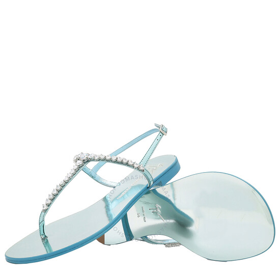 Giuseppe Zanotti Minnah Embellished Open Toe Sandals, Brand