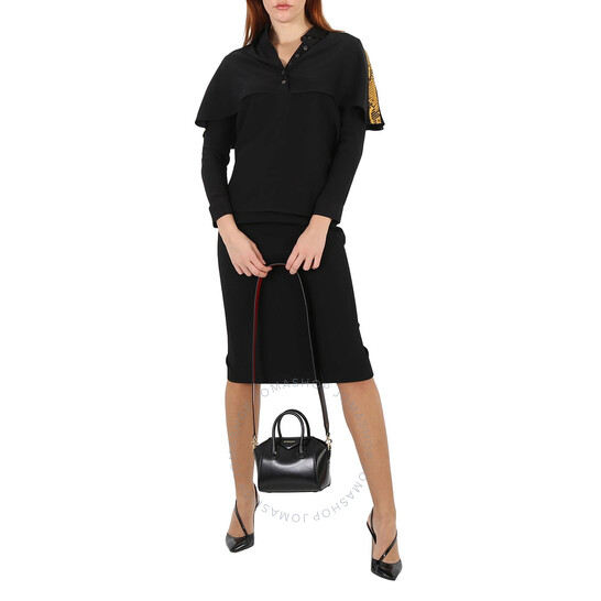 Givenchy Black Box Leather Antigona Toy Tote Bag