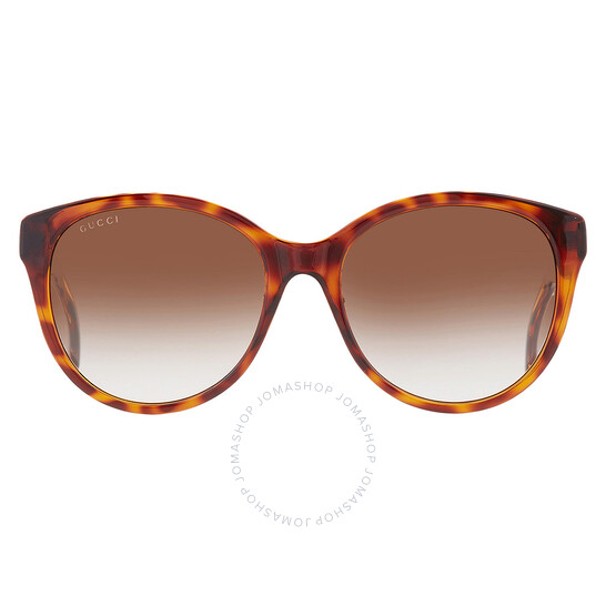 Gucci Brown Round Ladies Sunglasses GG0631S 002 56