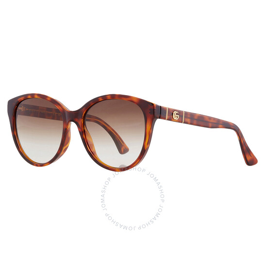 Gucci Brown Round Ladies Sunglasses GG0631S 002 56