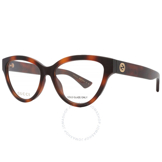 Gucci Demo Cat Eye Ladies Eyeglasses GG1581O 002 55