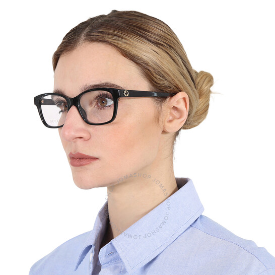 Gucci Demo Rectangular Ladies Eyeglasses GG0922O 005 52