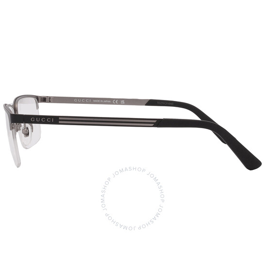 Gucci Demo Rectangular Men's Eyeglasses GG0694O 001 56