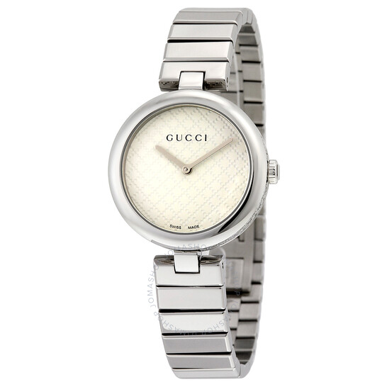 Gucci Diamantissima White Dial Medium Ladies Watch YA141402